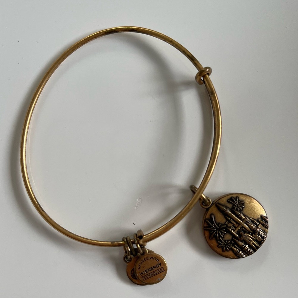 Alex and Ani Disney Bracelet-gold finish